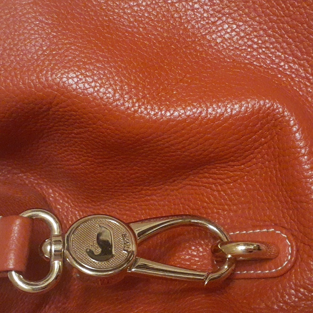 Dooney & Bourke Logo Lock shoulder bag with kiss lock coin purse.